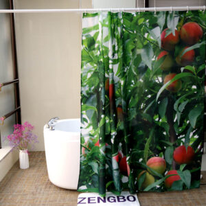 Digital Printed High Quality Washable 72 Inch Polyester Shower Curtains