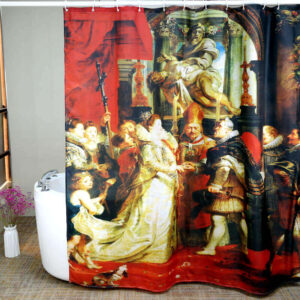 Custom European Renaissance World Famous Painting Shower Curtain