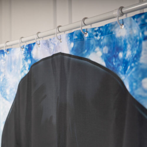 Cartoon Girl Printed Wholesale Fabric Shower Curtains - Image 3