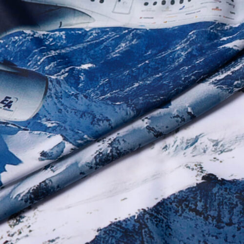 Custom Airplane Print Bathroom Curtains - Image 5