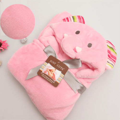 Custom Hooded Baby Blankets with Cute Animal Cartoon Design - Image 5