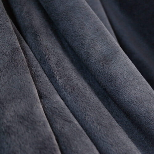 Custom Black Plush Sherpa Throw Blanket - Image 3