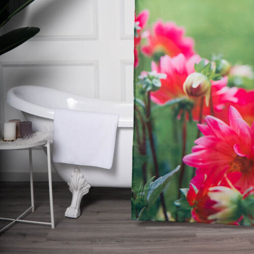 Custom Flower Print Shower Curtains Bulk - Image 6