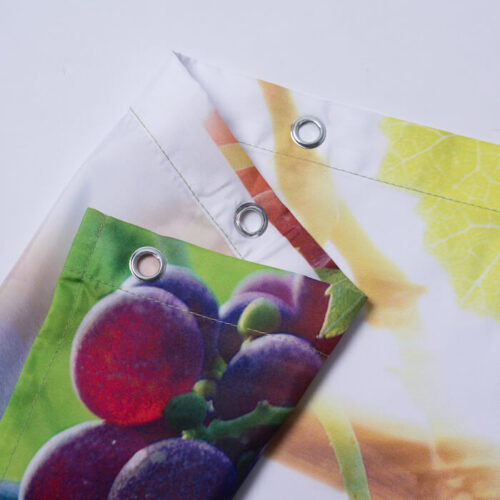 Custom Fruit Grape Printed Shower Curtain - Image 5