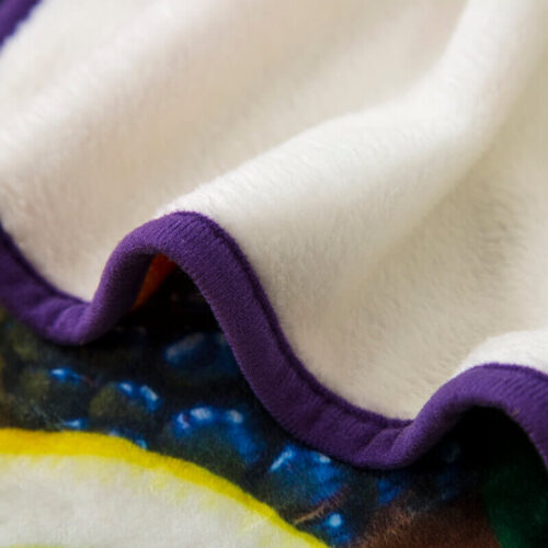 Custom Soft Fruit Printing Flannel Fleece Throw - Image 4
