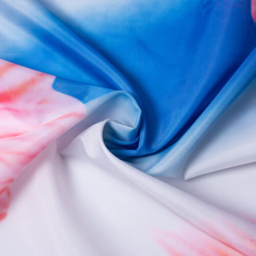Custom Luxury Shower Curtains with Flower Digital Printed - Image 3