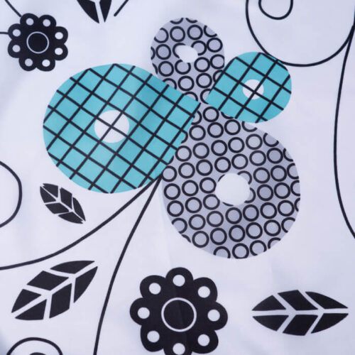 Alternative view of Custom Made Floral Printed Fabric Shower Curtains wholesale
