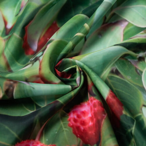 Custom Made Litchi Picture Printed Shower Curtains - Image 4