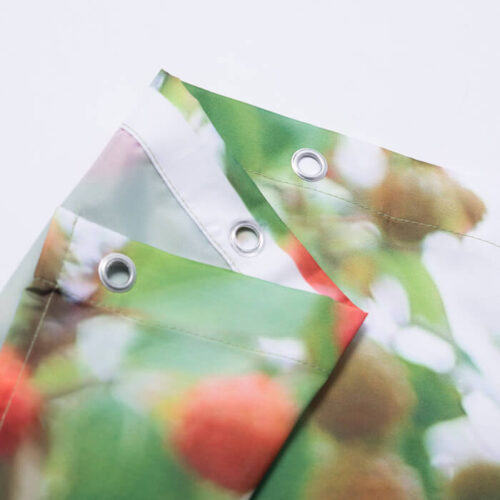Custom Made Litchi Picture Printed Shower Curtains - Image 6