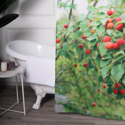 Custom Made Litchi Picture Printed Shower Curtains - Image 7