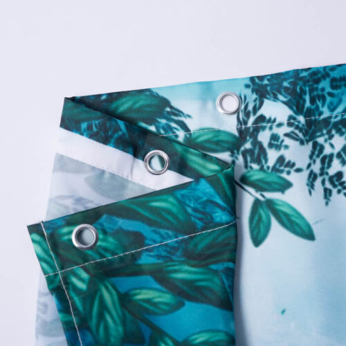 Custom Mildew Resistant Fabric Shower Curtain - Image 2