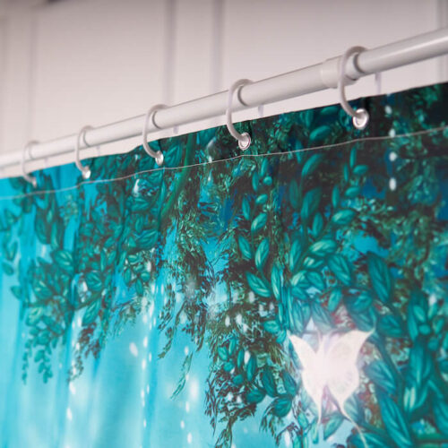 Custom Mildew Resistant Fabric Shower Curtain - Image 3