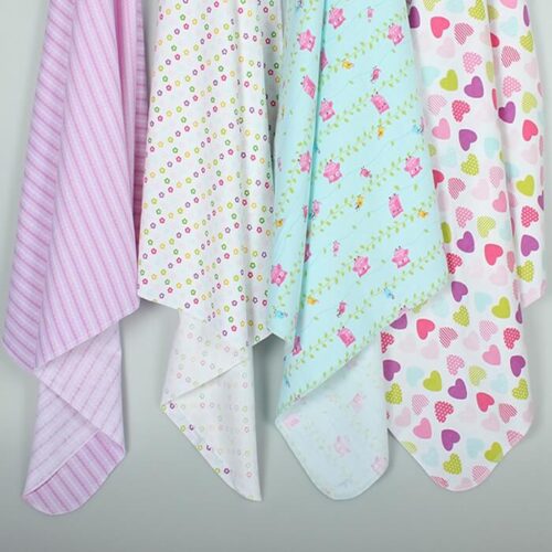 Custom Muslin Swaddle Blankets Baby's Receiving blankets - Image 3