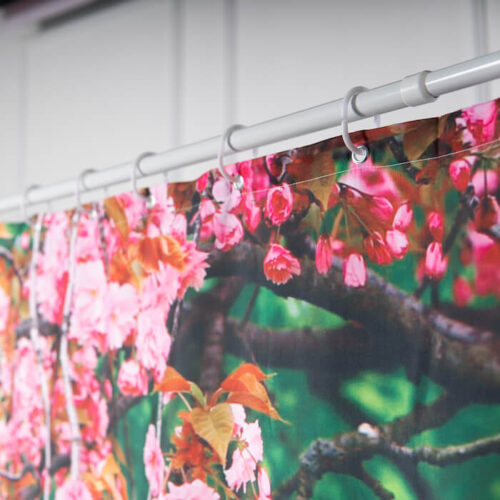 Alternative view of Personalized Shower Curtain with Photo Printed
