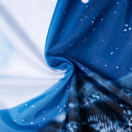 Polyester Shower Curtains with Owl Painting - Image 3