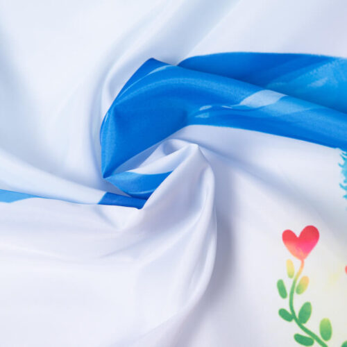 Private Label Shower Curtain with Childhood Memory Painting - Image 2