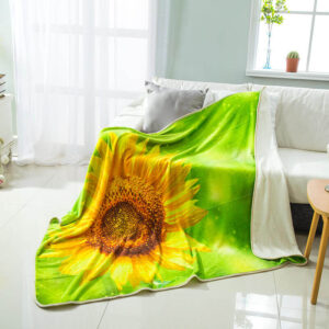 Sunflower-Digital-Printed-Flannel-Fleece-Blanket