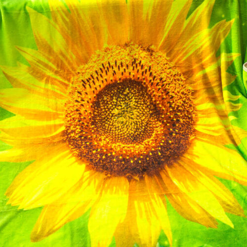 Alternative view of Sunflower Digital Printed Flannel Fleece Blanket