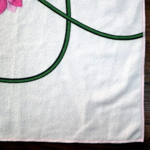 Wholesale Beautiful Beach Towels with Lotus Flower Printing - Image 6