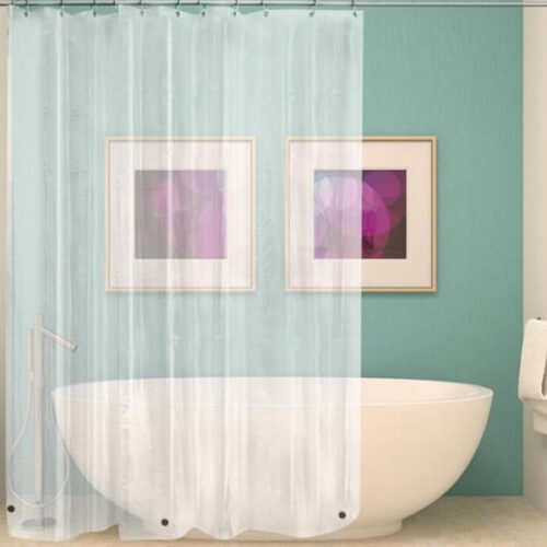 Customized Clear Shower Curtain with Design - Image 4