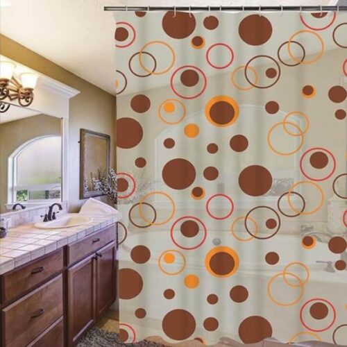 Alternative view of Customized Clear Shower Curtain with Design