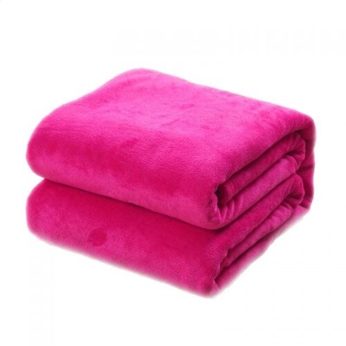 Custom Cozy Soft Plain Flannel Throw Blanket - Image 4