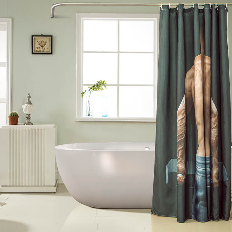 bulk custom shower curtains for bathroom from China manufacturer