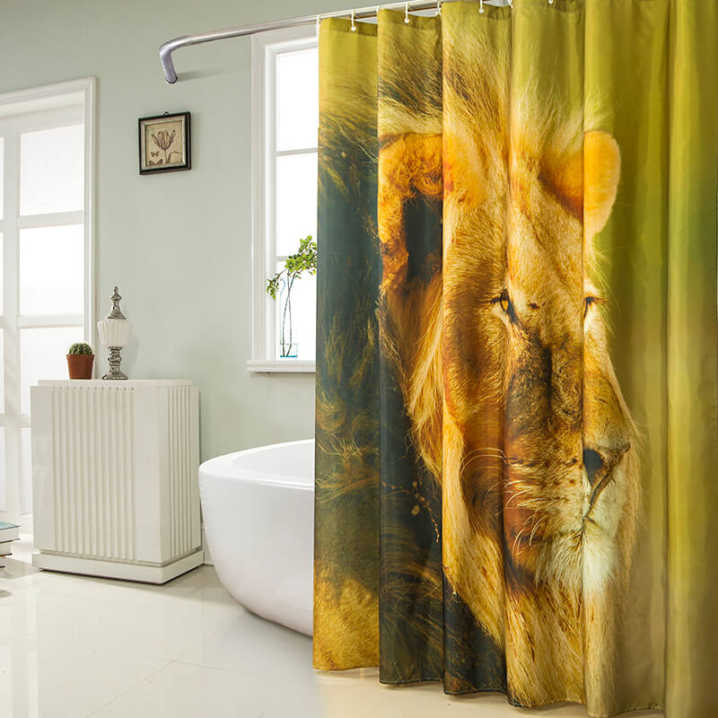 custom waterproof shower curtains bulk ordered from China