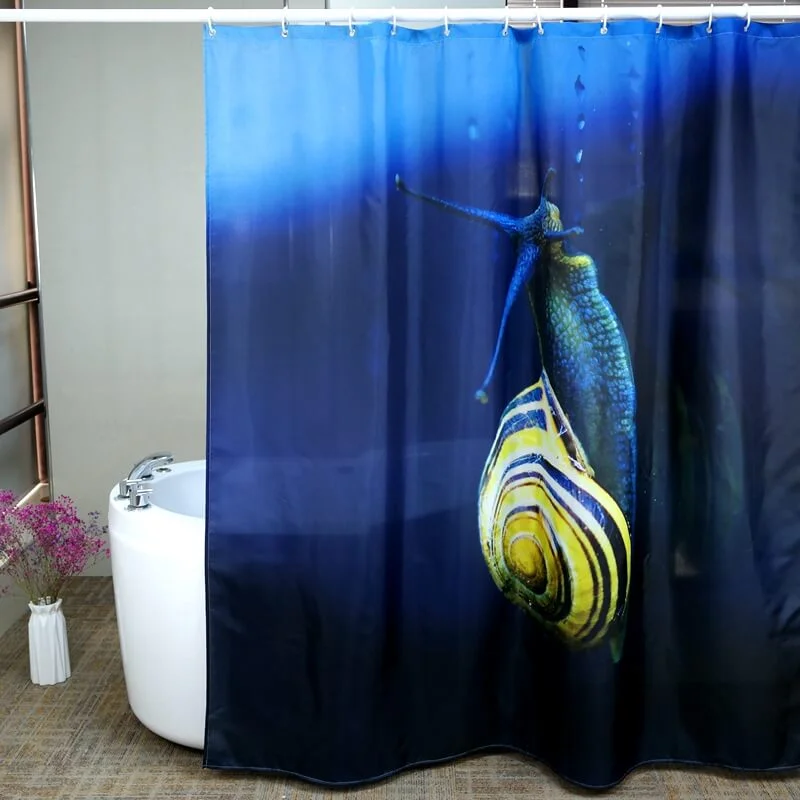 Beautiful Bathroom Shower Curtain Woven Fabric