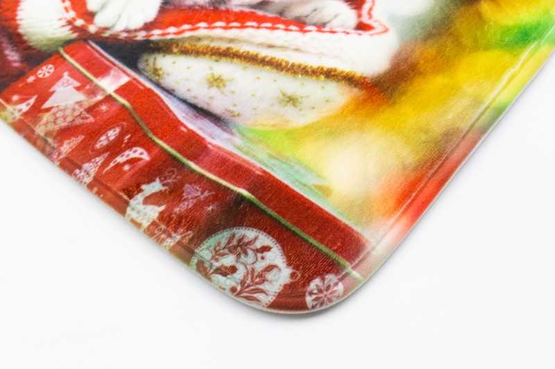 Custom printed floor mat