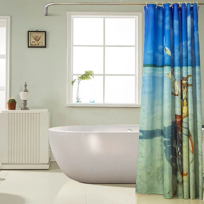 Modern Bathroom Shower Curtain